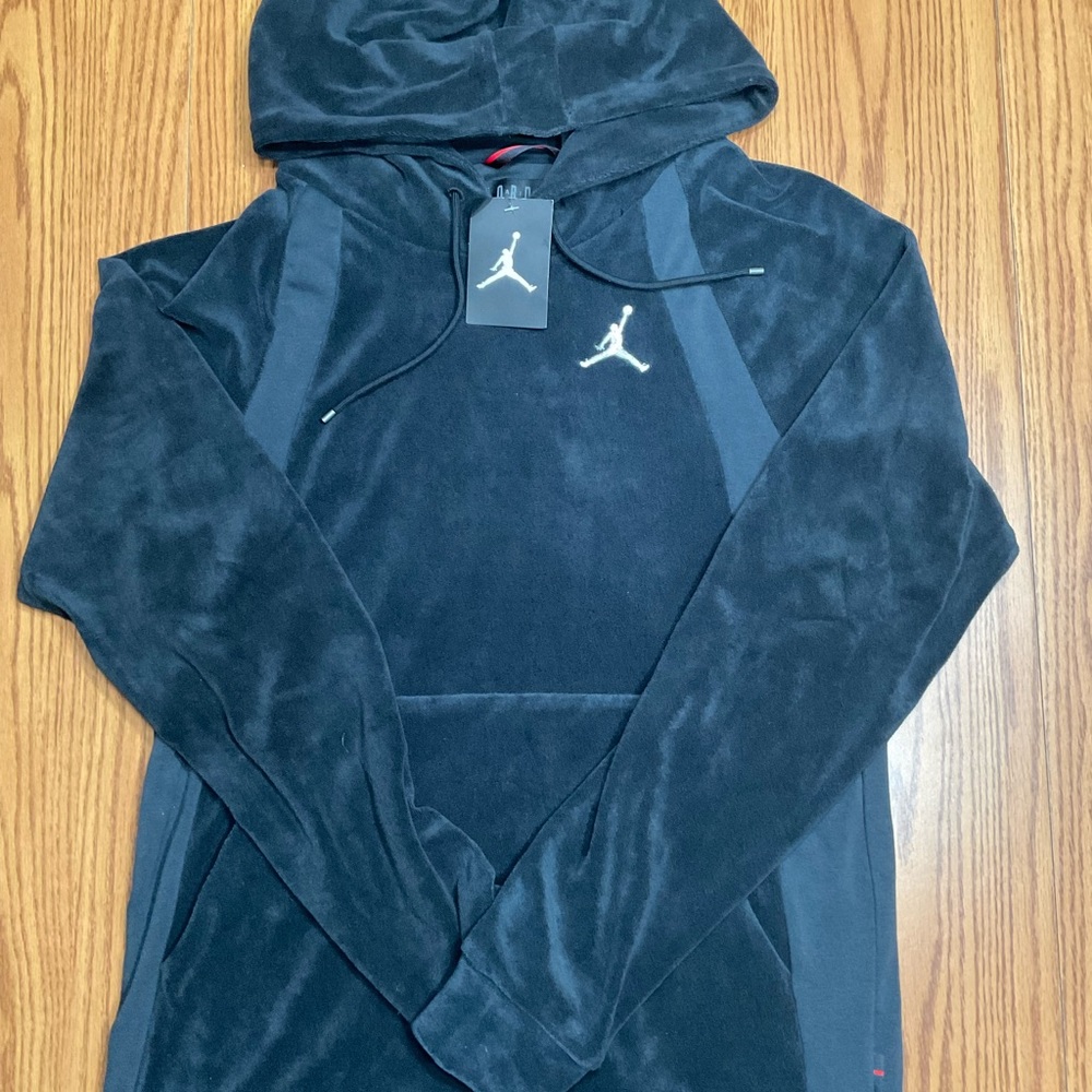 *RARE* Jordan Felt Material Hoodie Men’s Small AV3112-010